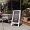 Flash Furniture Whitewashed Wood A-Frame Magnetic Chalkboard Set HGWA-GD1I-CRE8-842315-GG - alternate 1